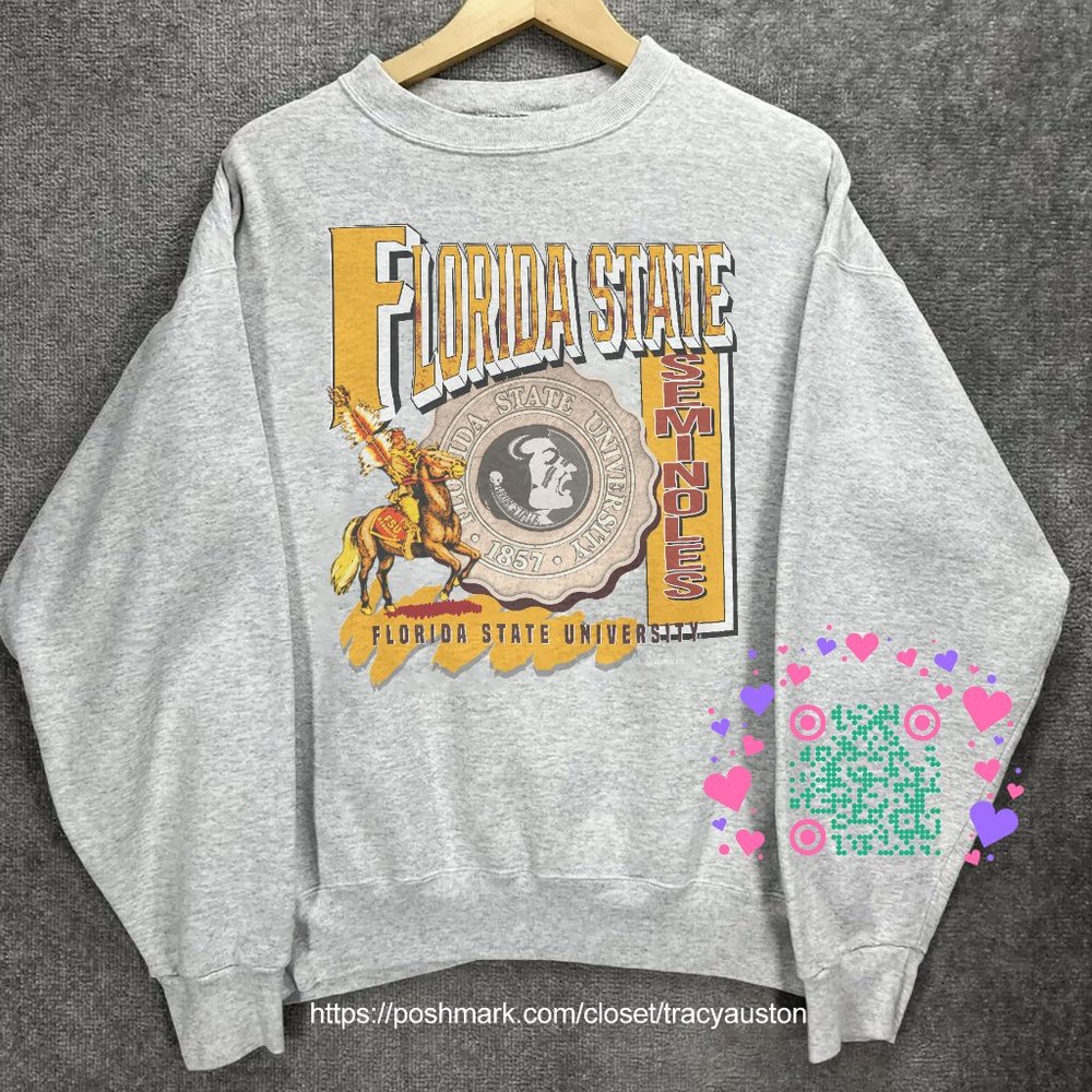 Vintage University Of Florida State Seminoles Sweatshirt Florida State Shirt tee